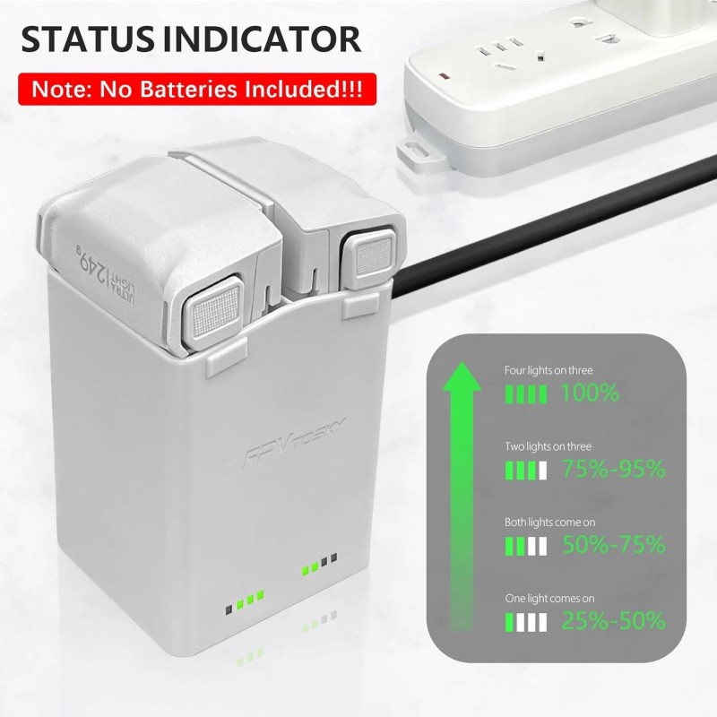 AMAZEAR Battery Charger for DJI Mini 4 Pro/Mini 3 Accessories,DJ