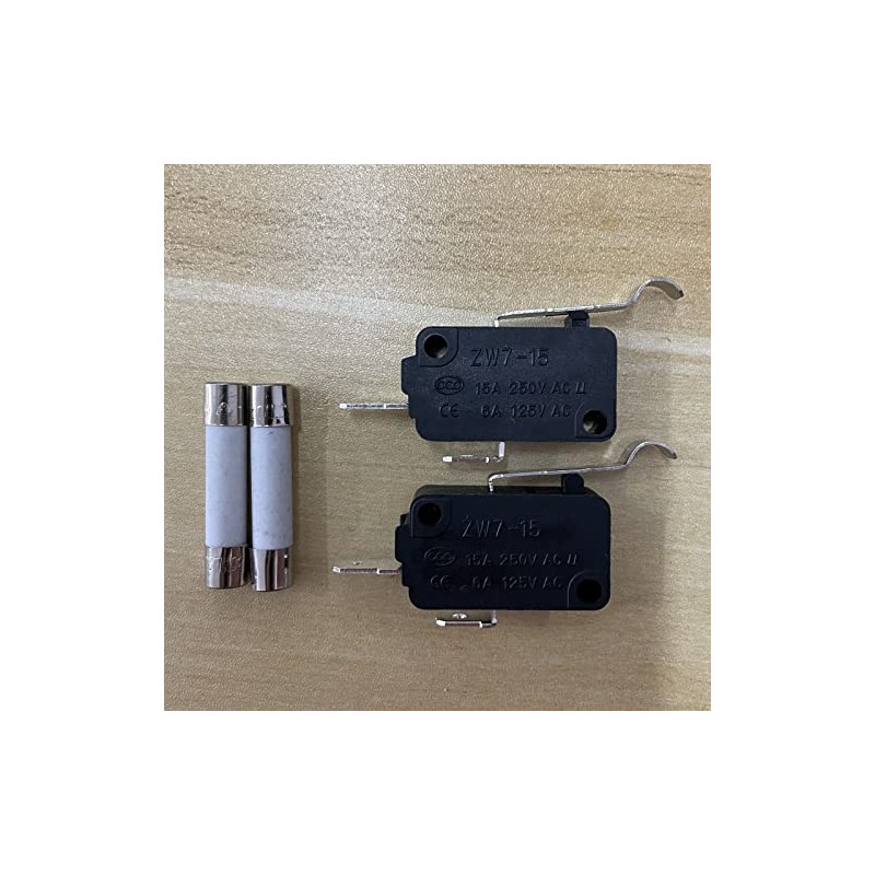 6600JB3001F Refrigerator Dispenser Switch and Slow-Blow Ceramic Fuses Compatible with