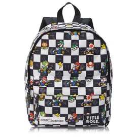 Title Roll, Mario Kart, Kids, Mario Luigi, Goods, Large Capacity, B5 Storage, white, F