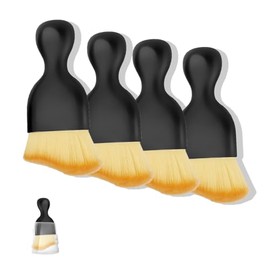 VGE - Juego de cepillos para detalles interiores de coche, juego de cepillos para salpicadero de cerdas súper suaves para rejillas de ventilación, piel, consola, asientos, accesorios para plumero