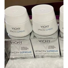 Vichy LOT (2) VICHY LIFTACTIV SUPREME ANTI-WRINKLE CARE for SENSITIVE SKIN 15ml NEW
