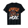 Gorilla Fashion Training Gym Workout Fitness Muscles Gift T-Shirt