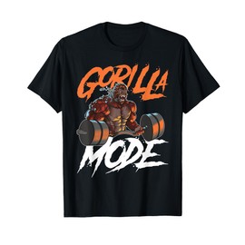 Gorilla Fashion Training Gym Workout Fitness Muscles Gift T-Shirt