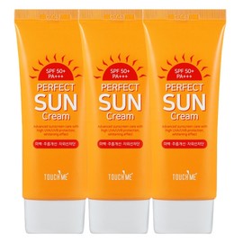 Touch Me Perfect Sun Cream 60ml / 터치미 퍼펙트 선크림 60ml X 3개  3중 기능성화장품
