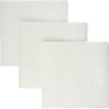 Morigami, Cocktailserviette aus Papier, 1/4-Falz, Spitze, 150 Servietten, Weiß