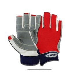 Azure sailing Gloves STOPWATCH FRIENDLY STRONG STITCHING-C/F=XS-XXL RED (S)