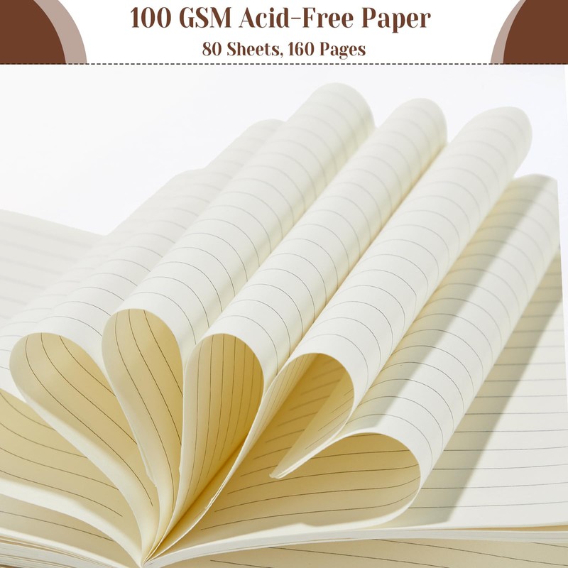Laumoi 14 Pack Lined Journal Notebooks 5.5 x 8.2 Inch