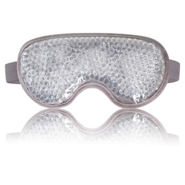 CatMoz Gel Cooling Eye Mask, Relaxing Eyes, Good Sleep, Effective for Swelling, Hot and Cold Use, Reusable, 5 Colors (Gray)