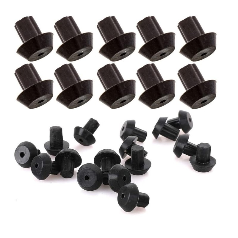 Pack of 16 Stove Grate Rubber Feet, High-Temp Replacement Set