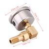 Universal Fuel Pressure Liquid Filled Regulator Gauge Adapter Kit 0-100PSI