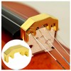 Violin Mute,Ai-OUMLEEF Metal Violin Mute Practice Violin Silencer for 3/4,