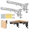 Platibo Folding Shelf Brackets,10 Inch Heavy Duty Stainless Steel Collapsible