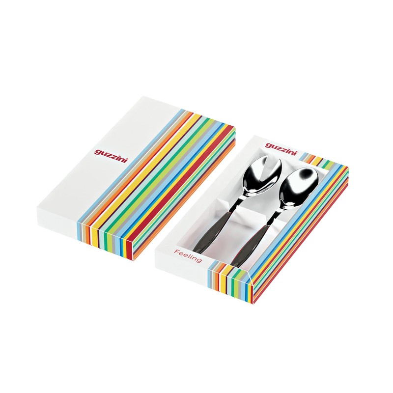 Salad Servers 'Feeling' "Cutlery" Grey
