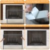 Fireplace Screen Mesh Cover, Magnetic Fireplace Cover Baby Proof Barrier