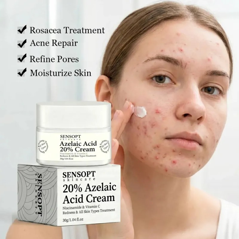 2pcs Crema Con Ácido Azelaico Al 20% Niacinamida Y Vitamina