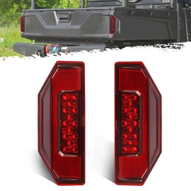 Partsam 2Pcs Rear UTV Tail Light Assembly, Compatible with Polaris Ranger 570 Full Size 900 XP 1000 RGR LED Taillights Rear Brake Stop Lights 2015 2016 2017 2018 2019 Replacement Part 2412774