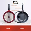 Vinchef Nonstick Skillet with Lid, 11In/5Qt Aluminum Deep Frying Pan