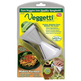 Veggetti Spiral Vegetable Slicer, Makes Veggie Pasta, Yellow