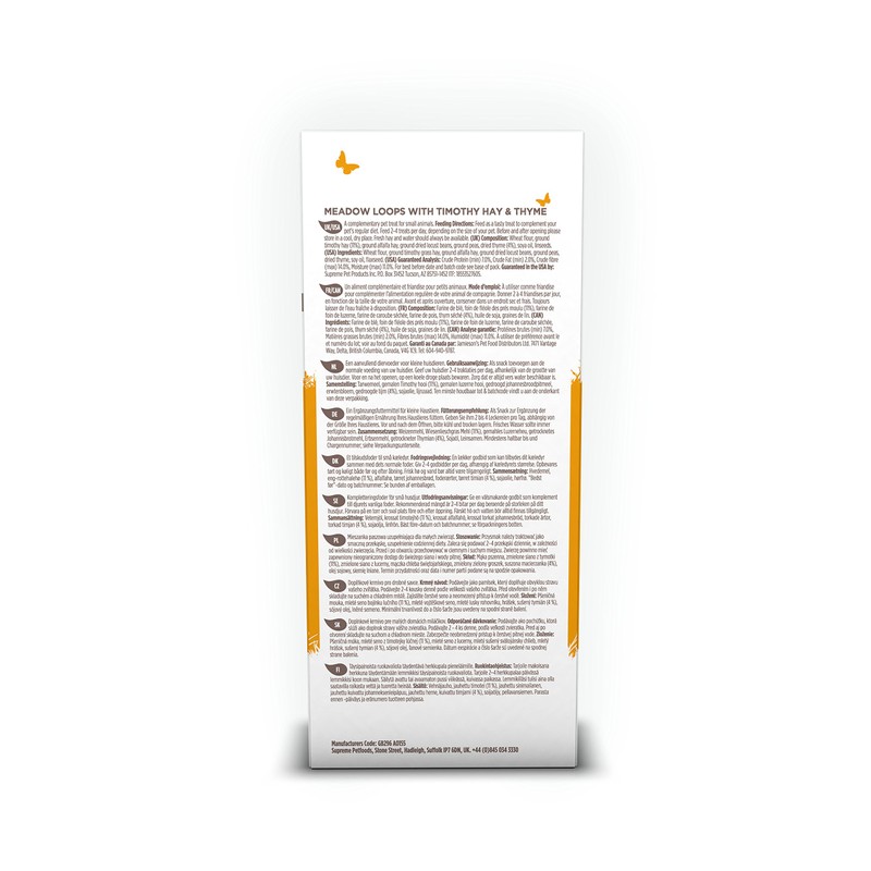 Selective Naturals Meadow Loops For Rabbits With Timothy Hay And