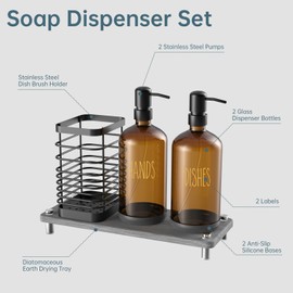 NiHome Countertop Soap Dispenser Set