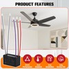 Ceiling Fan Capacitor 5 Wire for Compatible with New TECH
