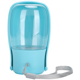 Plastic Pet Outdoor Travel Portable Folding Drinking Water Bottle Kettle for Dogs Cats Folding Bottle Blue