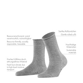 FALKE Women's Active Breeze W So Lyocell Plain 1 Pair Socks, Brown Dark 5233, 2.5-5