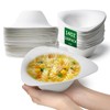 TreeMVI-Paper Bowls Heavy Duty 14OZ Triangle Eco-Friendly Disposable Bowl Bulk