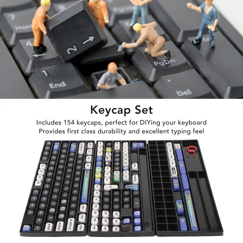 PBT Keycaps 154 Set 5 Sided Heat Sublimation XDA Height