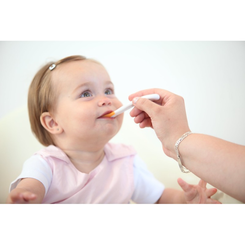 kidsme(キッズミー) あちちセンサースプーン 2本セット 温度で色が変化し熱さをお知らせ ライム