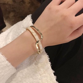 Gold Cuff Bracelet Jade Bracelets for Women Gold Wave Bracelets Gold Bangle Bracelets Jewelry Accessories for Party Valentines