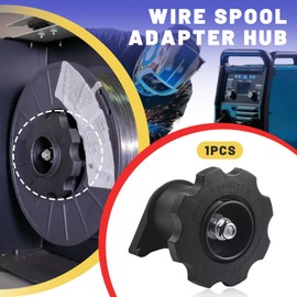 Wire Spool Adapter Hub Replacement for Miller Millermatic 211 140 135 180, Premium Black Plastic and Metal Spool Adapter Hub Kit Replacement for Milling Welder, Hobart Welder 500559