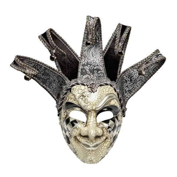 MASQARAE HARLEQUIN JESTER MASK - BS