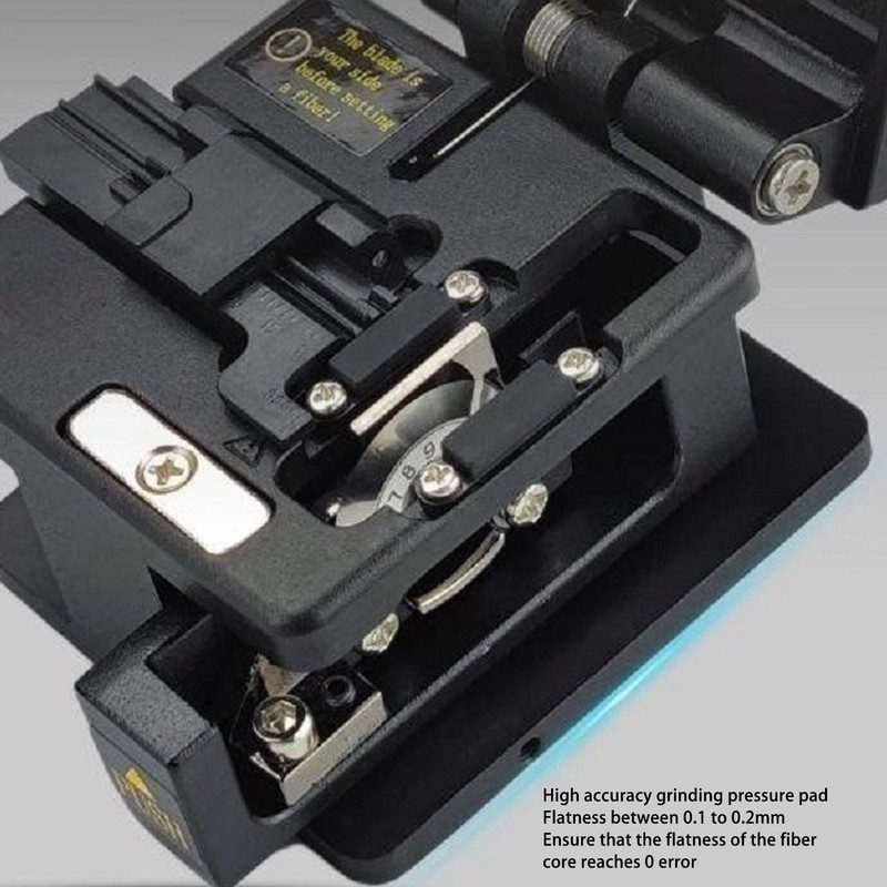 Fiber Cleaver High Accuracy Cold Splicing Hot Melting Optical Fiber