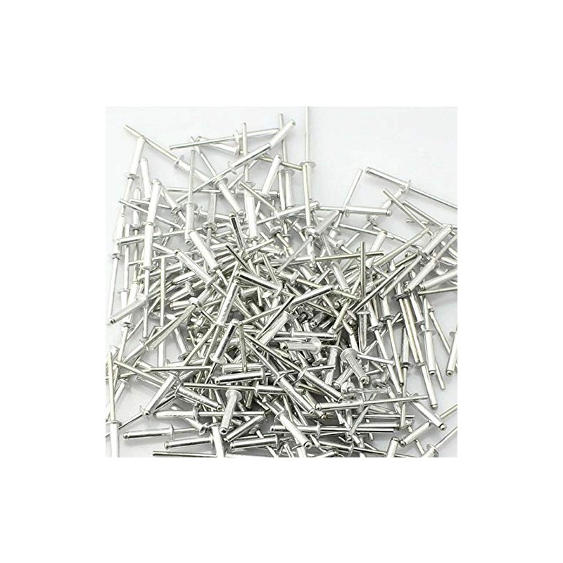 Rivets Aluminium Pop Rivets Large Flange, Open-End Dome Head Blind