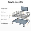 SNTD Dish Drying Rack - Extendable Dish Rack, Large Sink