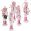 BESPORTBLE Christmas Nutcracker: 5Pcs Hanging Nutcracker Pendant Desktop Nutcracker Ornaments
