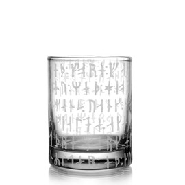 NORDIC VIKING RUNES Engraved 3oz Shot Glass | Handcrafted Norse Symbol Votive Glass | Great Gift Idea!