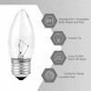 60W Incandescent Torpedo Tip Chandelier - Crystal Clear, Torpedo TipIncandescent