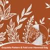 Fall Wild Flowers Leaf Rectangle Table Cloth Caramel 60x84inch