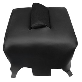 FZJDSD Center Console Leather Lid Armrest Cover Compatible with Chevy Silverado GMC Sierra 2014 2015 2016 2017 2018