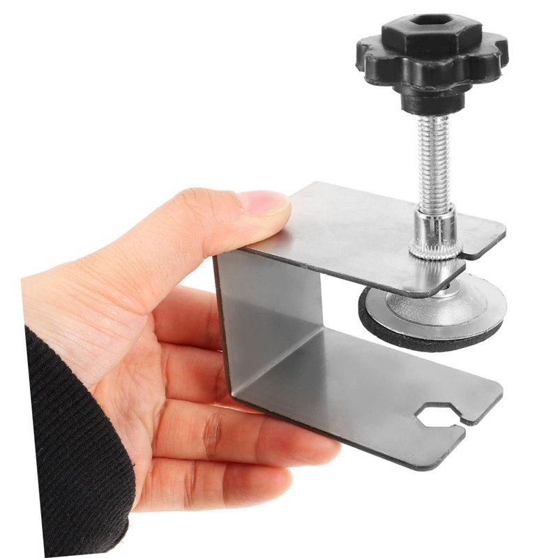 IWOWHERO 4Pcs Stainless Steel Adjustable Drawer Face Clamps Versatile Clamps