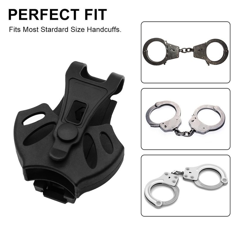 MiOYOOW Handcuff Holder Wear-resistant Handcuff Case Handcuff Cover Handcuff Holster