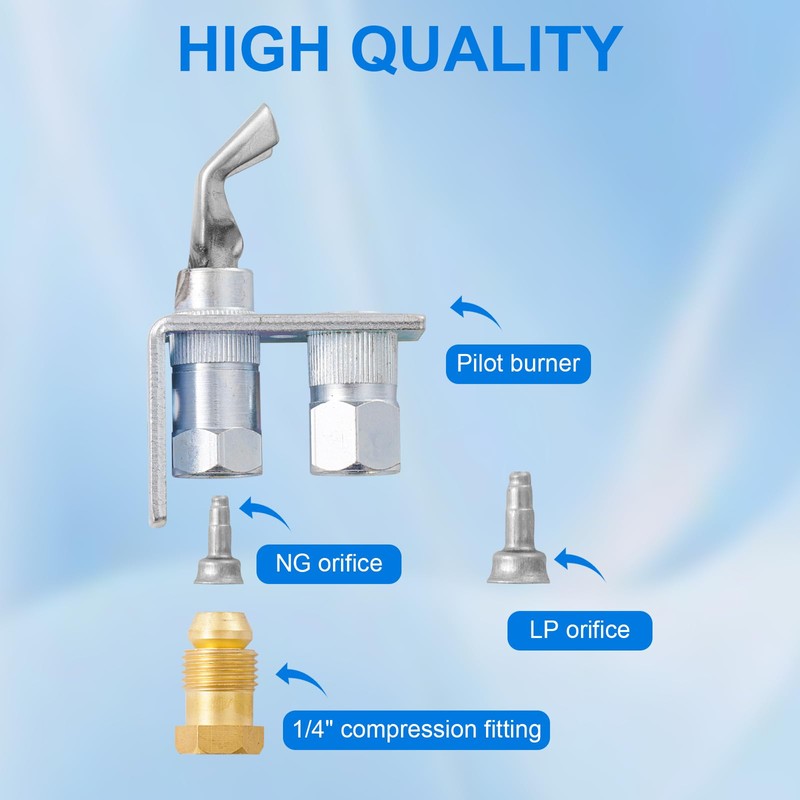 Tigbear Q314A4586 Pilot Burner Flame Head, Natural Gas and Propane