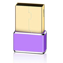 USB C to USB A Male Adapter, USB Female (Type-C) to USB 2.0 Male (Type-A) Fast Charging & Data Synchronization Adapter Connector Converter - purple