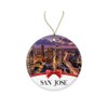 San Jose Christmas Ornament, Christmas Ornaments Travel Souvenir Collection Gift