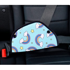 Kids Seatbelt Adjuster Car Seat Belt Pad Car Travel Pillow Headrest Head Neck Support Pillow Safety Belt Shoulder Pad Seat Belt Positioner Safety Strap Buckle Cover For Car Seat Pushchair