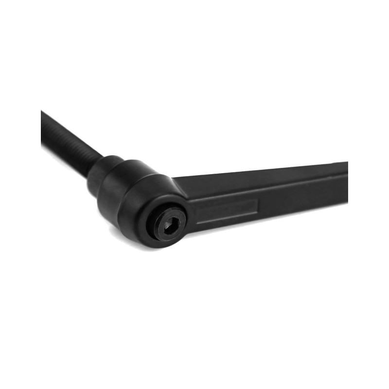 QWORK® Pack of 4 M8 Clamping Lever Handle Alloy External