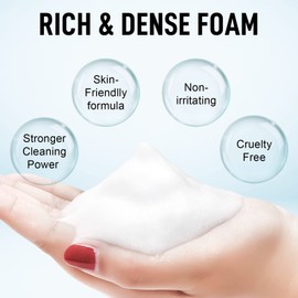 FADLASH Lash Shampoo for Eyelash Extension 60ml Lash Cleaner Eyelash Shampoo With a Soft Brush(Lash Shampoo-2.2 OZ)