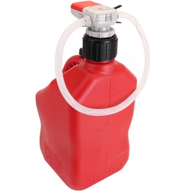 Zeeline XL Battery-Powered Fuel Transfer Pump, 52" Hose, 2.4GPM Flow Rate, Fuel Can Transfer Pump For Portable and Easy-to-use Fuel Transfer Solution - Red